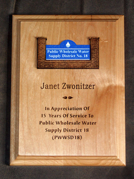 water plaque